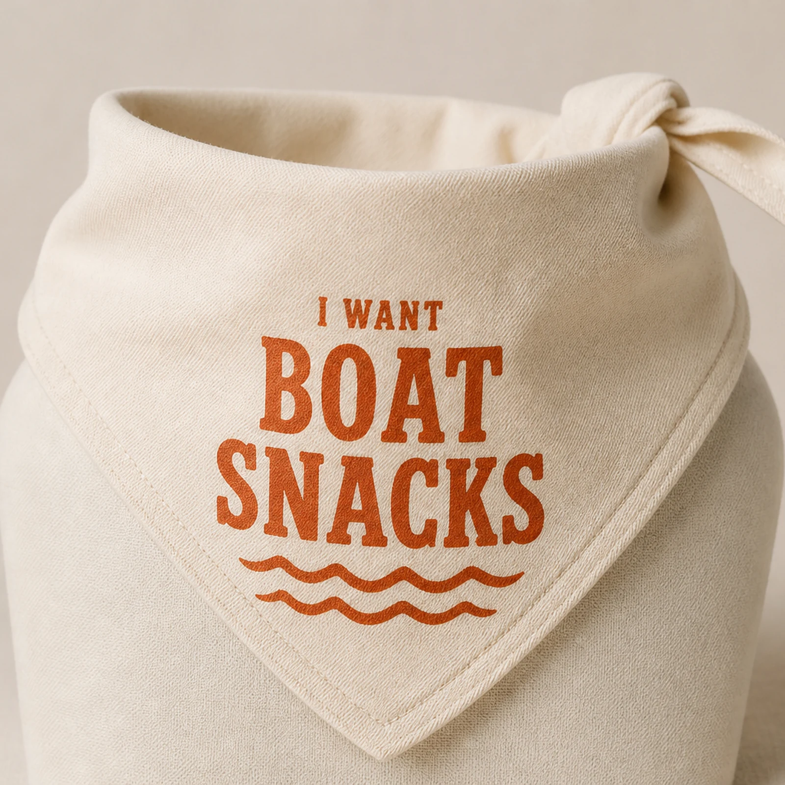 Boat Snacks dog bandana