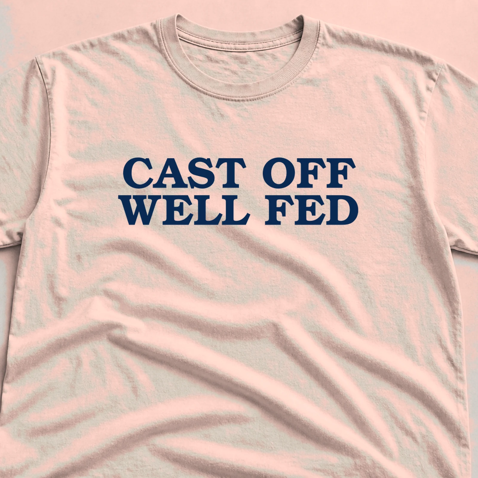 Cast Off Well Fed tee in Gulf Sunrise