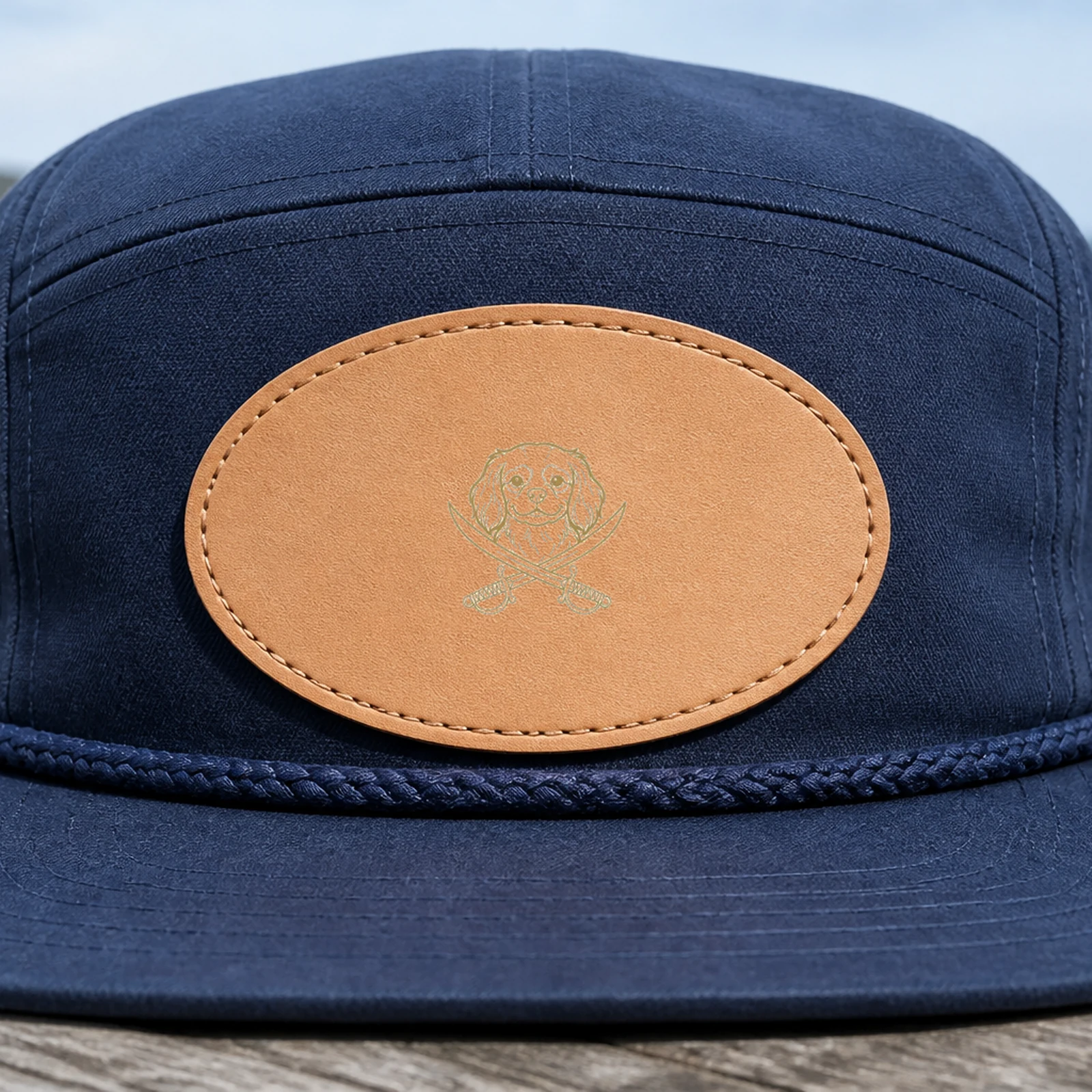 Rope hat in navy