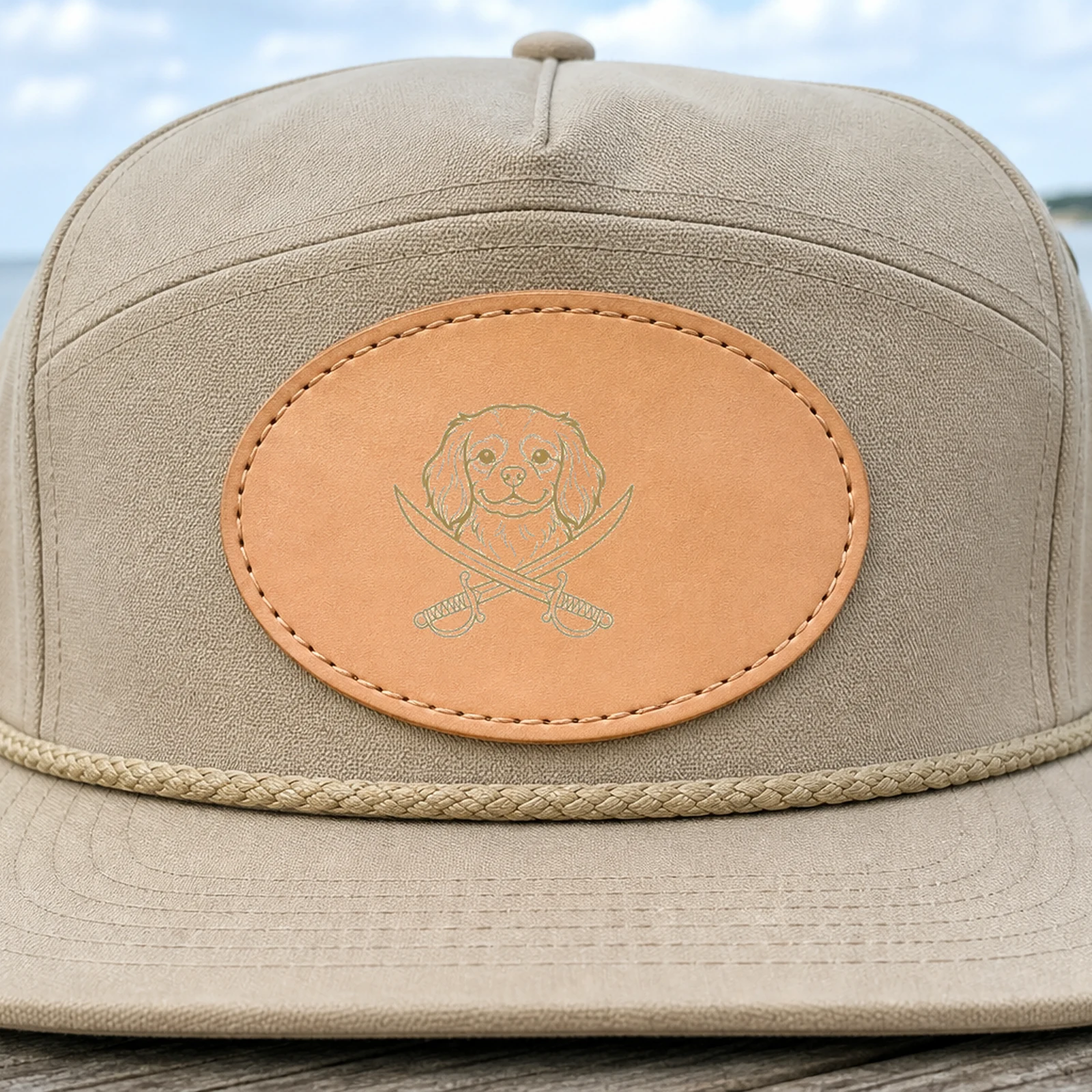 Rope hat in sand